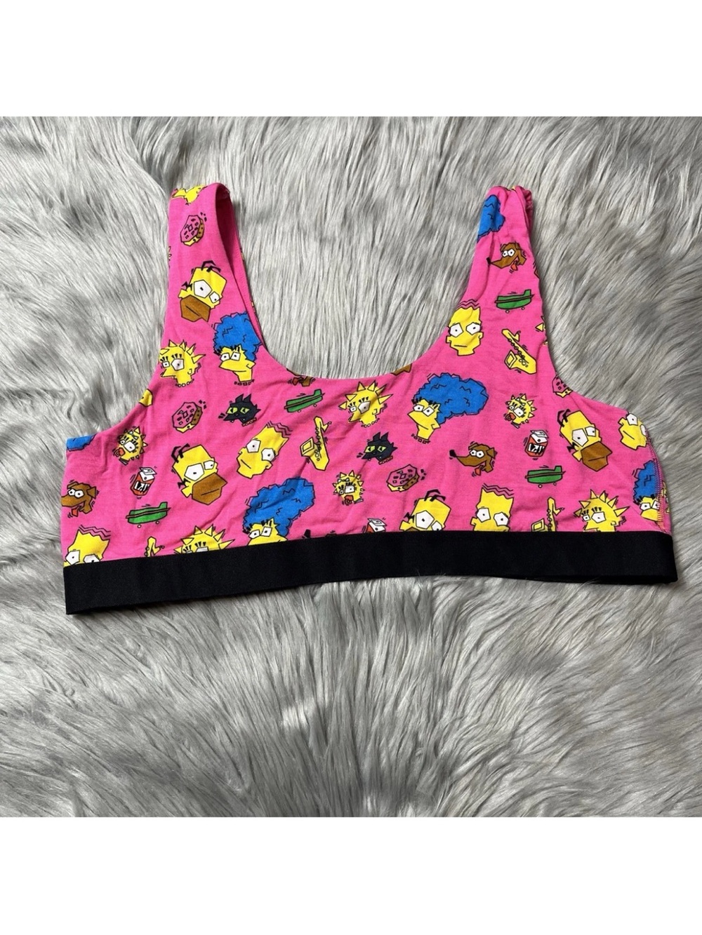 MeUndies Women’s Simpsons Pink Bralette Size 3XL